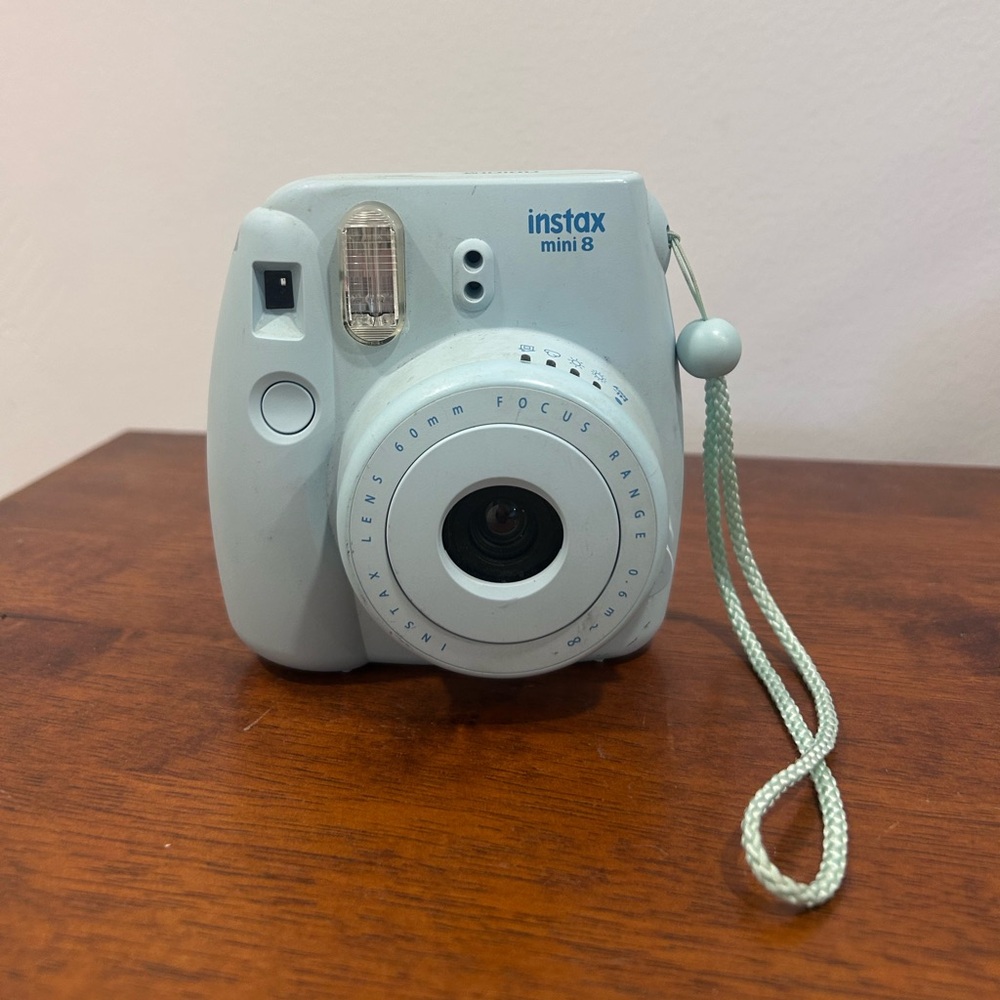 Baby Blue Instax Polaroid camera Mini 8